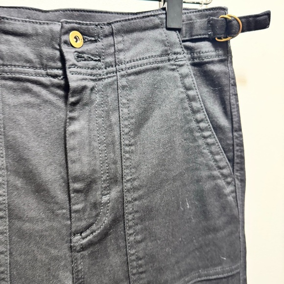 Anthropologie Pilcro & The Letterpress Black High Rise Flare Leg Pants - Picture 3 of 14